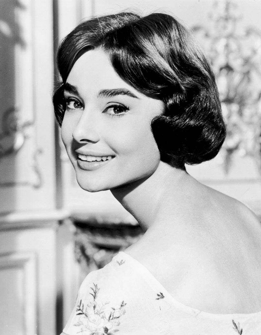 奥黛丽赫本海报制作 欧美明星美女复古海报画 电影海报写真挂画