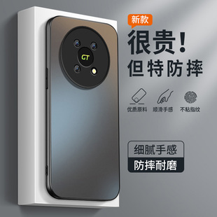 适用华为荣耀X40手机壳x40gt竞速版 x30i保护套x30max高级镜头带防摔x40i外壳男女软硅胶纯色AG磨砂肤感 新款