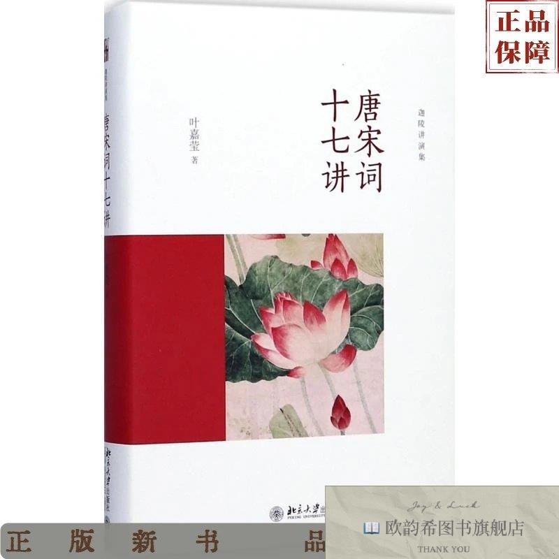 全新正版唐宋词十七讲叶嘉莹著北京大学出版社
