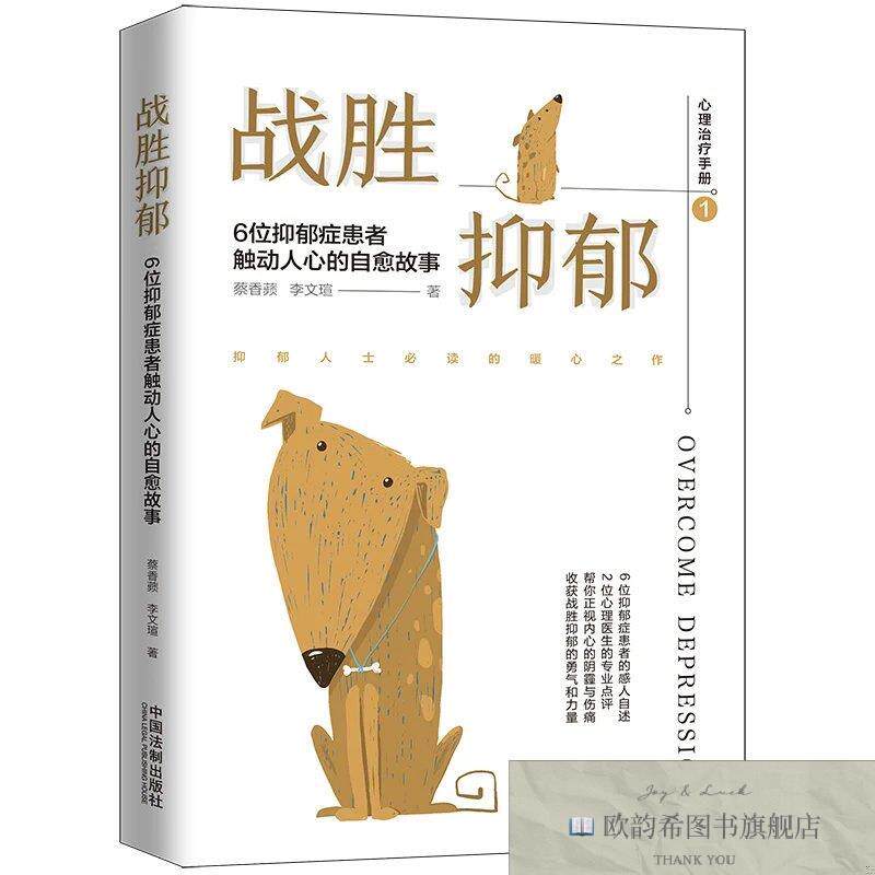 全新正版战胜抑郁:6位抑郁症患者触动人心的自愈故事蔡香蘋、李