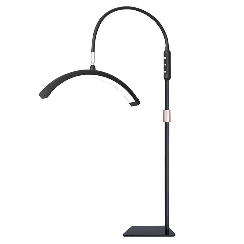 亚马逊热卖U型半月美甲LED护眼落地补光灯18寸纹绣美睫美容灯,家装灯饰光源,落地护眼灯,淘宝优惠券,粉丝福利购,淘宝优惠卷