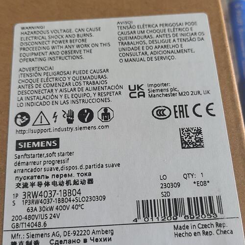 议价软启动器3RW4037-1BB043RW4036-1BB043RW4038-1BB04