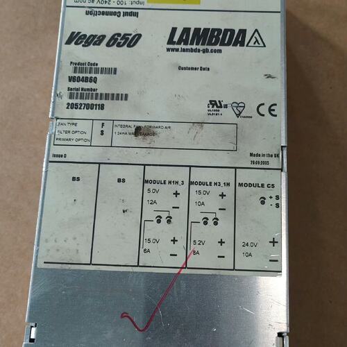 议价TDK-Lambda电源VEGA650-V604B6QVEGA650V604B6Q