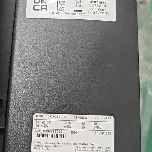议价M700变频器M700-084 01570 AM700-084 01570M700