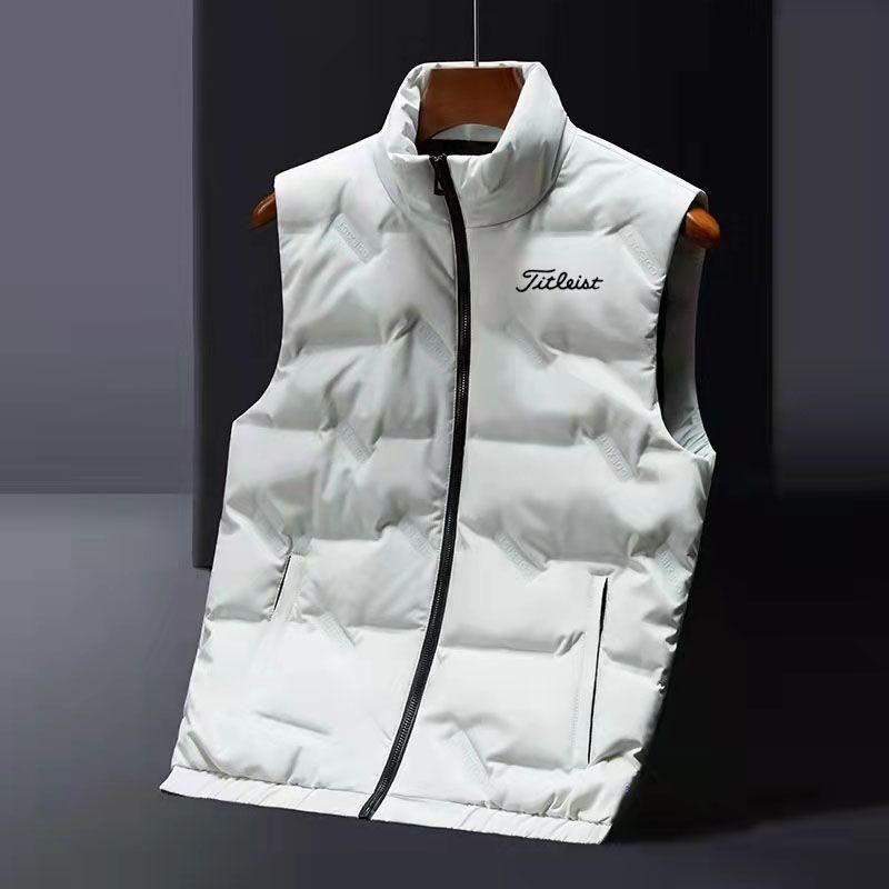 Titleist高尔夫服装男士羽绒马甲