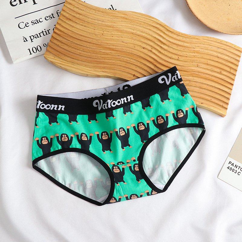 女士三角内裤棉质可爱印花运动透气舒适女生短裤头大码内裤代发,女士内衣/男士内衣/家居服,男三角内裤,淘宝优惠券,粉丝福利购,淘宝优惠卷