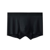 平角裤 2023纯色男士 男 透气一片式 无侧缝四角裤 莫代尔内裤 夏季