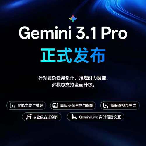 Gemini3.1 pro 个人独享会员稳定不降智！官方优惠直充
