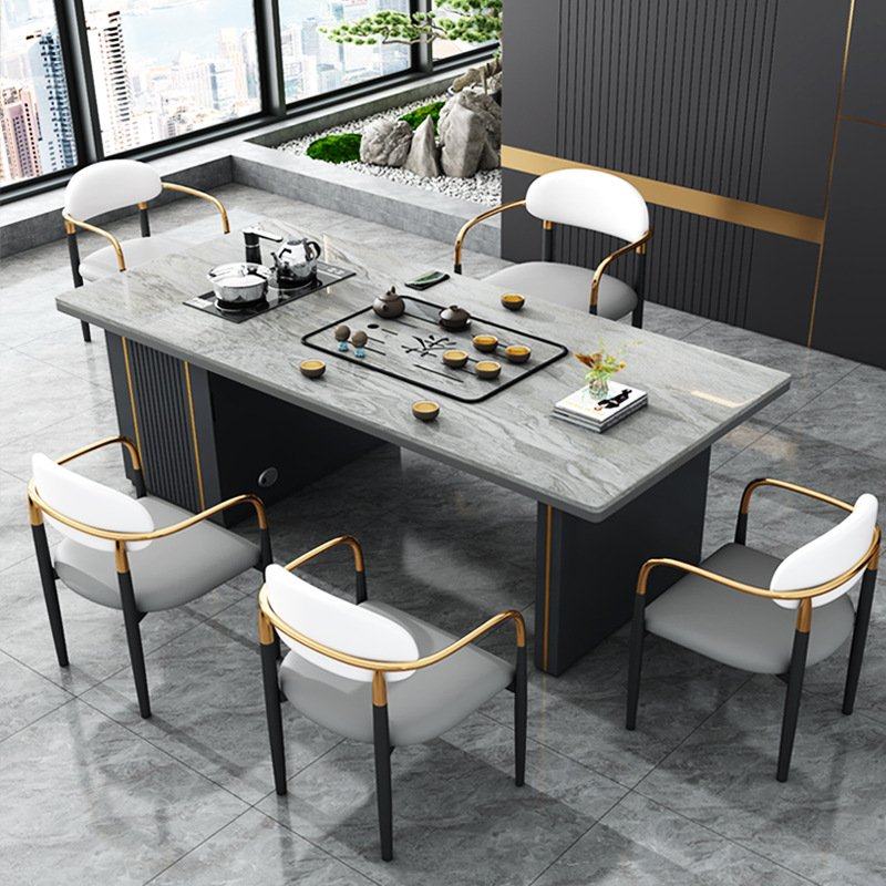 轻奢岩板茶桌椅简约现代家用客厅小茶台阳台办公室烧水壶网红嵌入,商业/办公家具,茶台/茶桌,淘宝优惠券,粉丝福利购,淘宝优惠卷