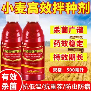 小麦拌种剂专用药拌麦水稻种衣剂抗病抗虫杀菌生物肥料种子包衣剂
