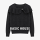 针织衫 Basic 女冬通勤圆领时尚 长袖 House 百家好领口设计感羊毛衫