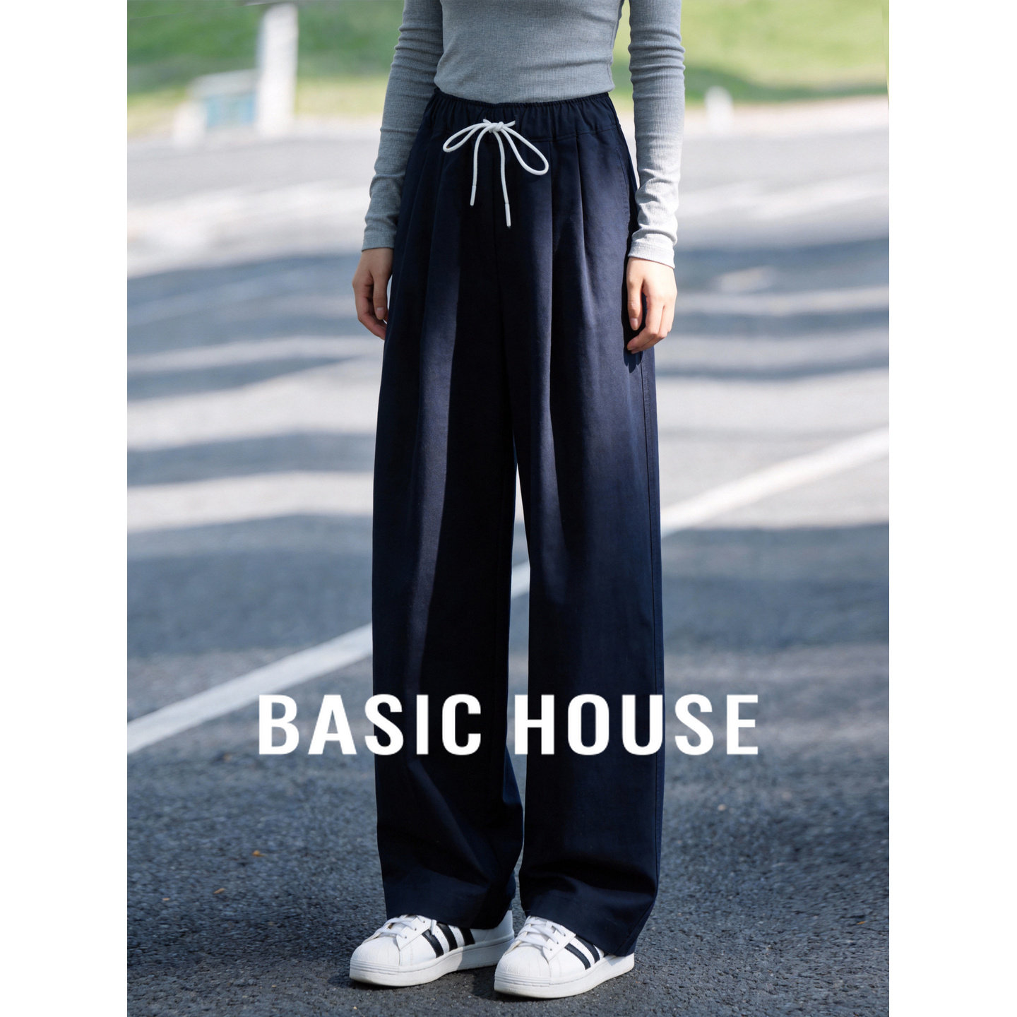 百家好莱赛尔直筒休闲裤女士春季新款显瘦阔腿裤气质百搭通勤裤子,女装/女士精品,休闲裤,淘宝优惠券,粉丝福利购,淘宝优惠卷