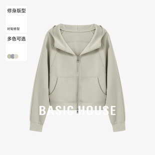 长袖 Basic 新款 百家好休闲百搭宽松显瘦气质感秋季 连帽卫衣 House
