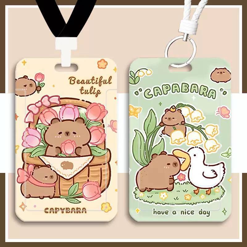 浮雕工作证件pc硬壳含挂绳弹簧绳帕恰狗三只卡套卡门禁地铁卡套