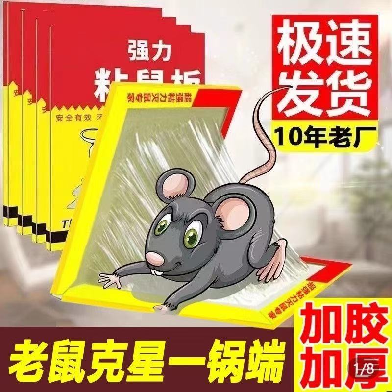 强力胶粘鼠板抓老鼠诱鼠粮食灭老鼠强力粘鼠标正牌强力捉地鼠神器
