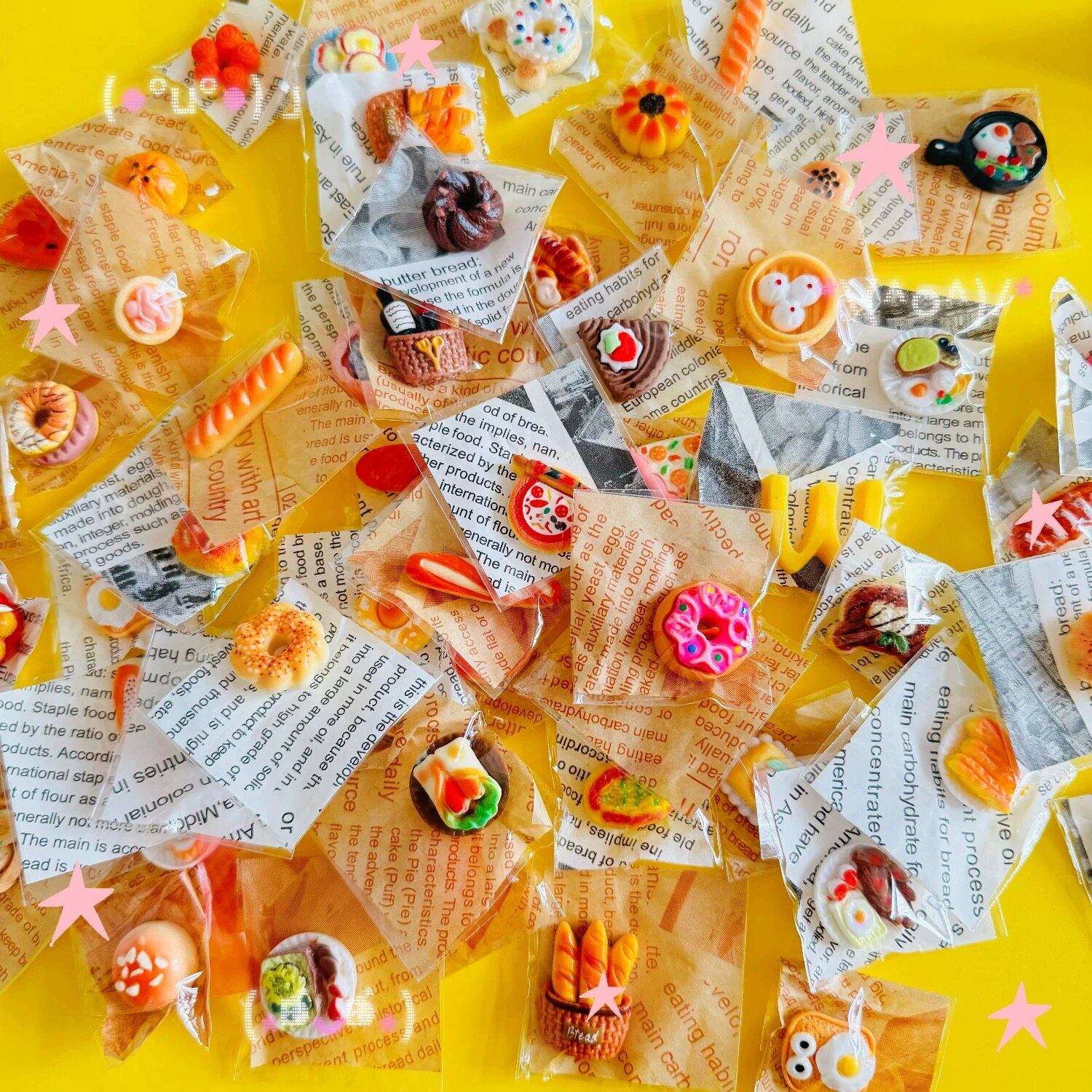 迷你面包蛋糕食玩甜品儿童玩具微缩食玩独立包装仿真小模型小物品图片