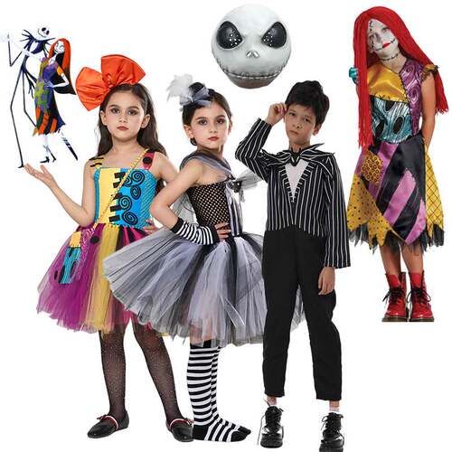 The Nightmare Before Christmas Girl Cosplay Anime Sally Jack