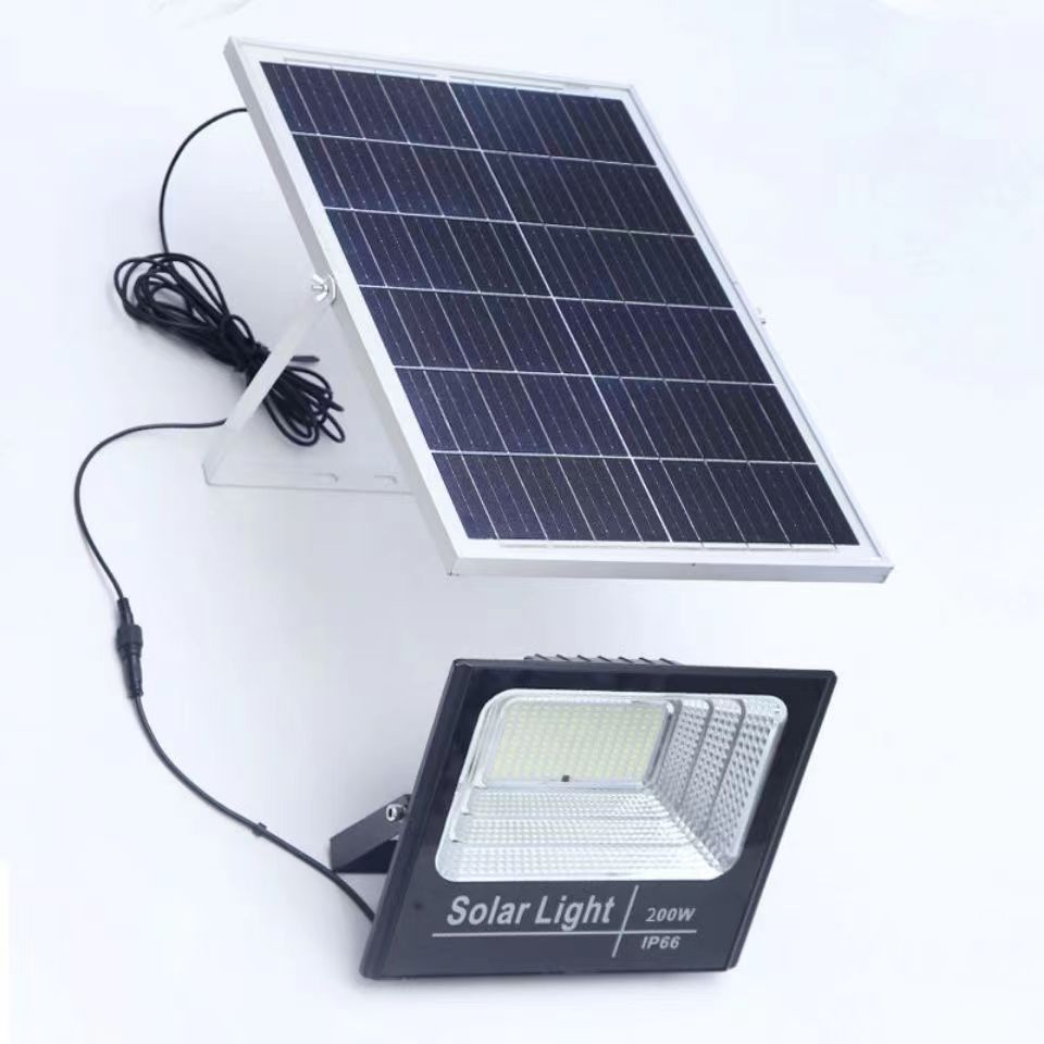 2025新款太阳能投光灯LED户外灯家用庭院灯新农村超亮防水路灯