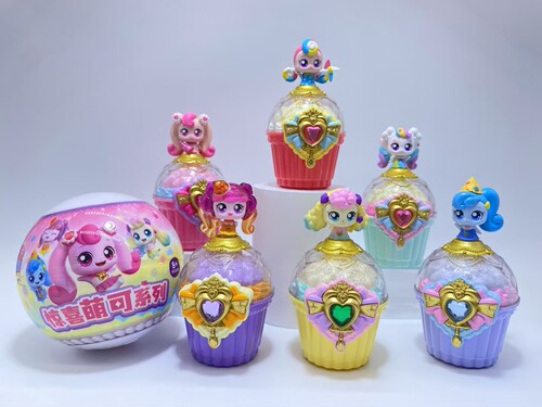 奇妙萌可奇妙萌可之魔法甜心宝盒玩具爱心系列公主公仔全套甜品