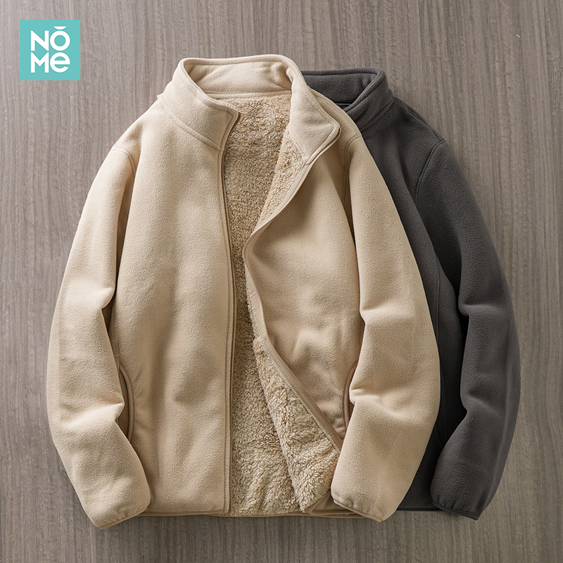 羊羔绒立领外套摇粒绒抓绒内胆