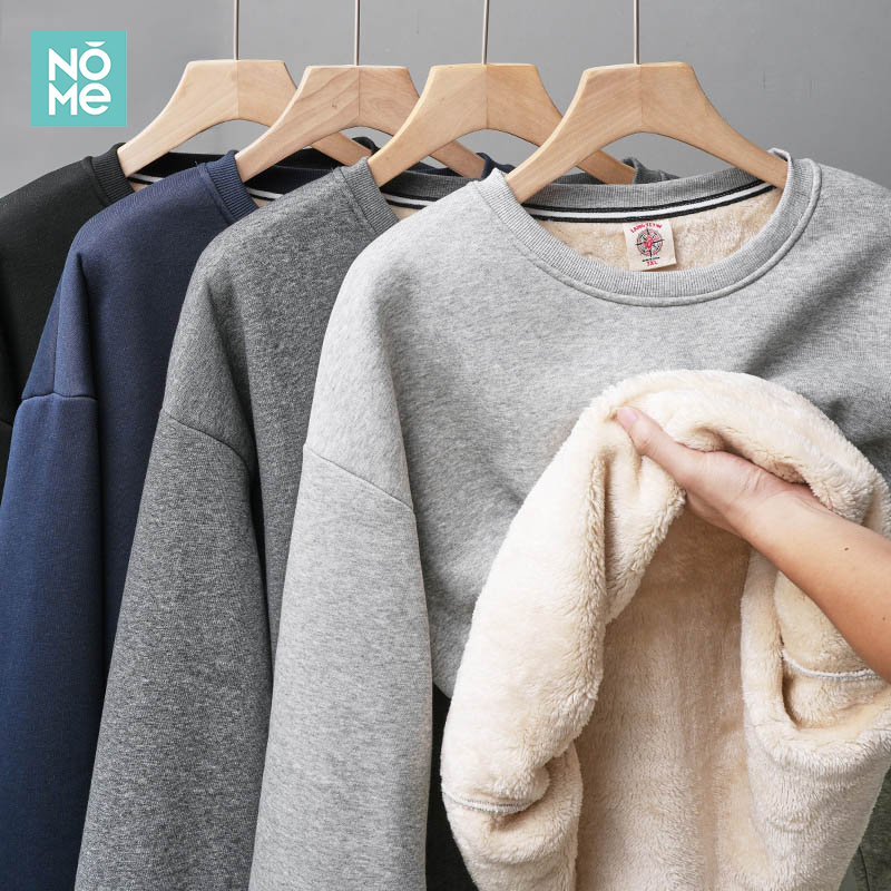 500g重磅羊羔绒卫衣男加绒加厚