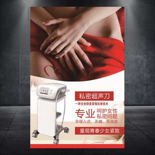私密超声刀广告价格表价目表海报宣传画广告贴图片挂画图1431