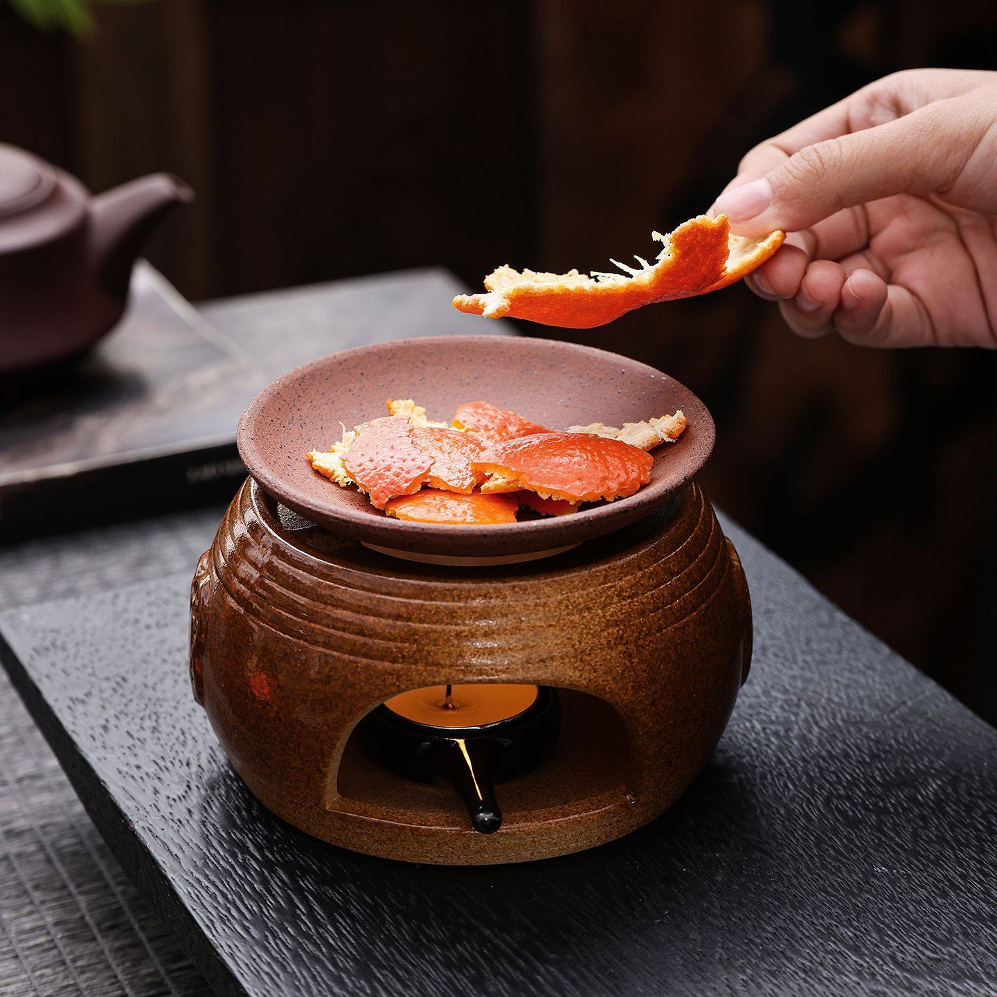 陶瓷香薰炉蜡烛加热可干烧提香烤茶炉复古高端家用室内熏香精油灯,家居饰品,香薰炉,淘宝优惠券,粉丝福利购,淘宝优惠卷