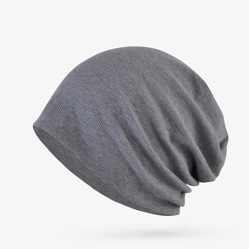 针织棉包头帽秋冬纯棉帽子男士户外冷帽保暖套头帽女光头睡帽专用