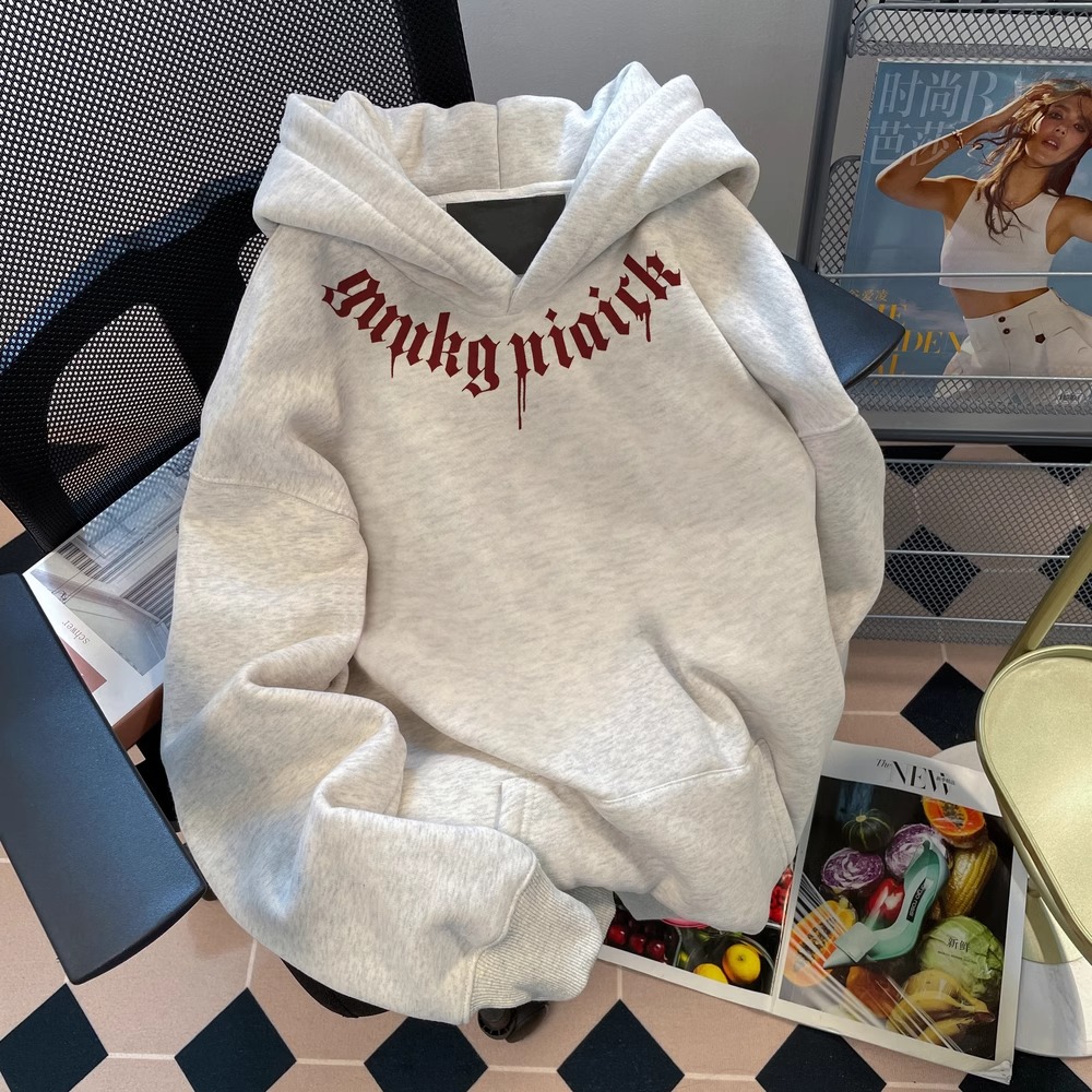 大码300斤美式vibe高街印花卫衣