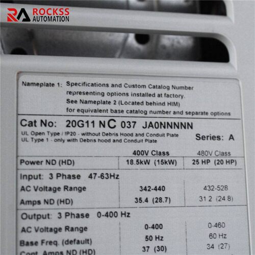 议价议价Allen Bradley 20G11NC037JA0NNNNN Drive