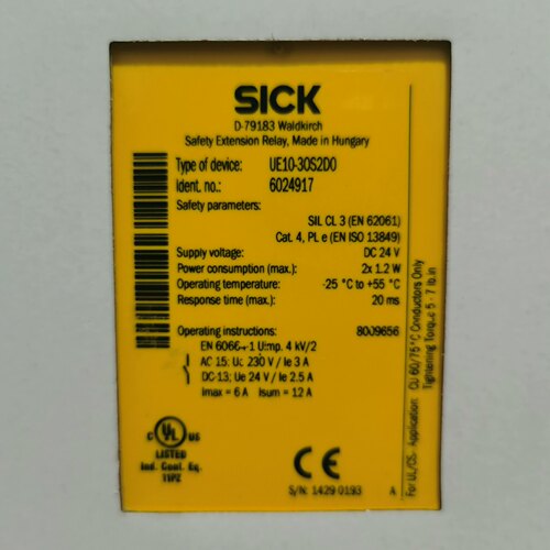 议价议价德国西克安全继电器SICK UE10-30S2D0602