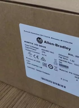 议价实价 货期三天罗克韦尔 2097-V34PR5 Kineti议价