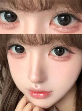 OVOLOOK蕾丝星辰半年抛美瞳灰色大小直径隐形眼镜正品官方旗舰店F