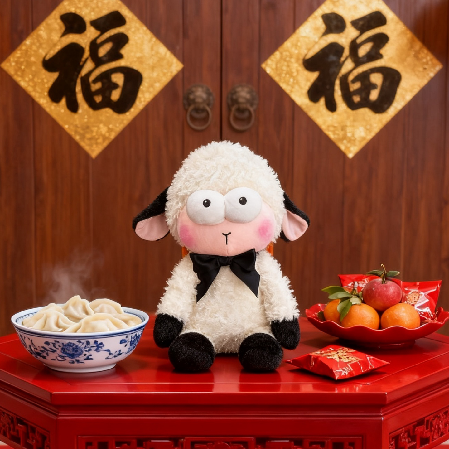 【新款】大眼仔小羊玩偶