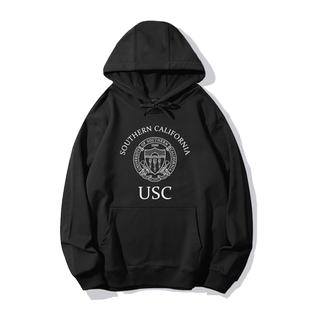USC美国南加州大学校纪念美式南加大连帽卫衣潮套头上衣外套帽衫