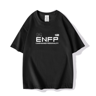 MBTI周边M16型人格创意短袖T恤衫同人男女情侣装宽松纯棉上衣服夏