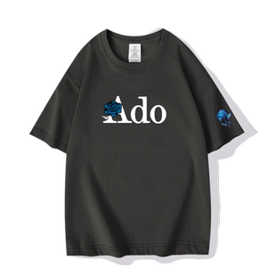 Ado歌手短袖红发歌姬周边狂言应援wish演唱会T恤衫男女纯棉半袖夏
