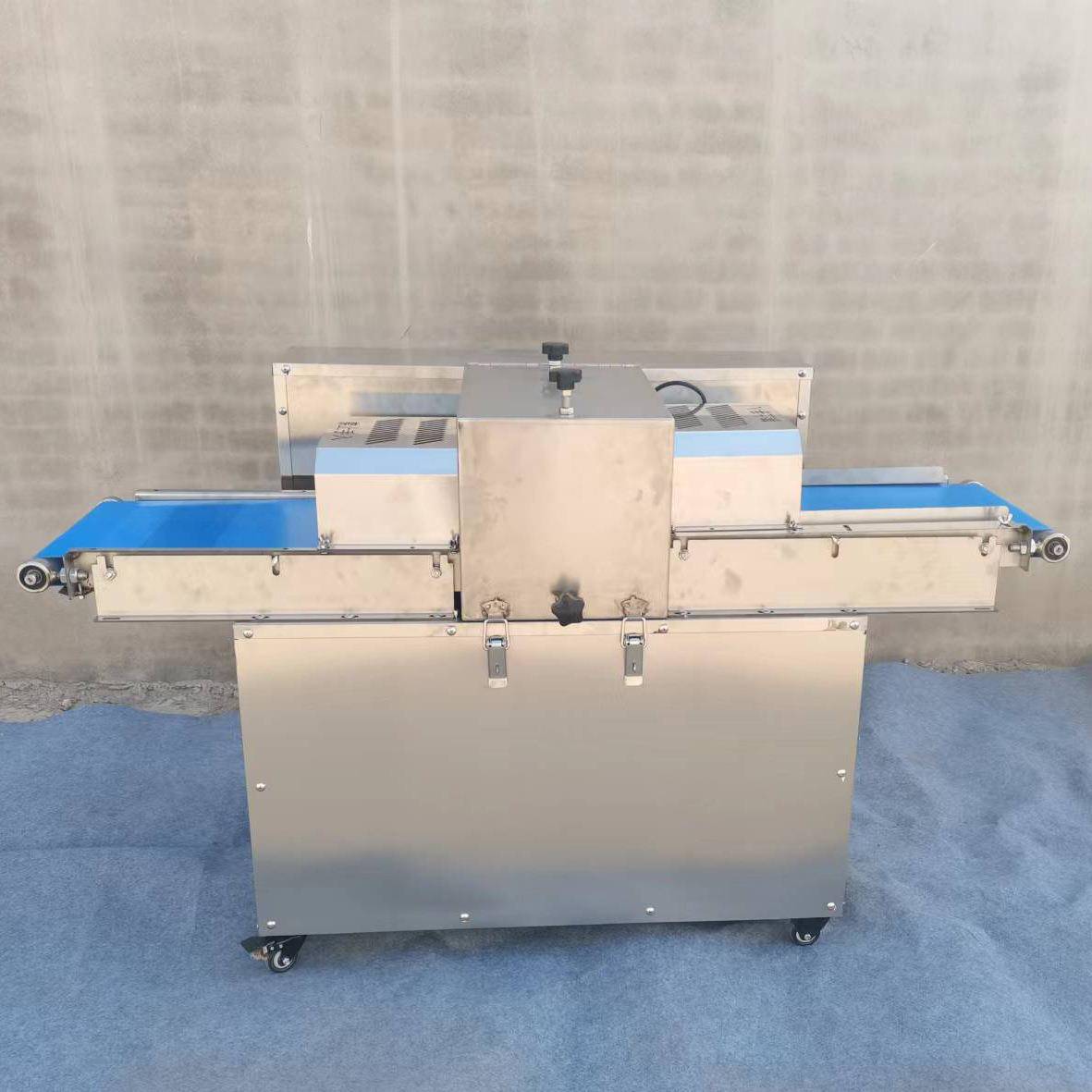 自动输送款切条二次切肉丁机牛肉条机鲜肉条机大型切肉条机厂家