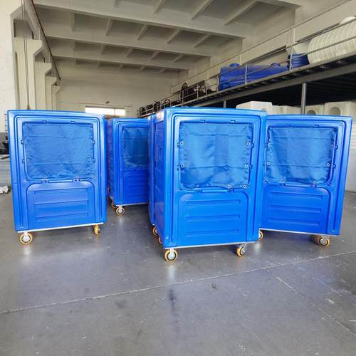 布草笼车1000L滚塑酒店干洗医院洗涤仓储笼异形清洁车