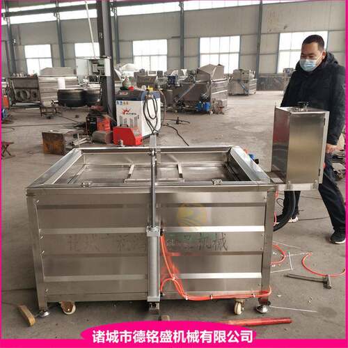 猪皮丝电炸锅 炸猪皮丝小型油炸机 DMS-1200猪皮油炸机