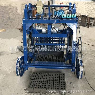 尼泊尔多孔八孔空心砖机小圆孔免烧砌块砖机水泥制砖机械设备