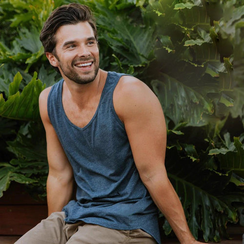 男士速干抗菌超细羊毛运动背心