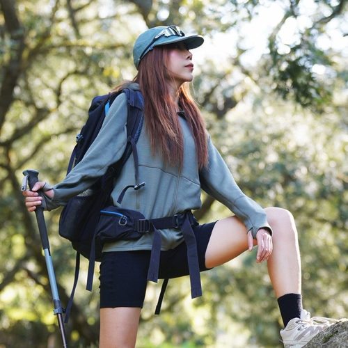 美利奴羊毛速干休闲抓绒运动卫衣