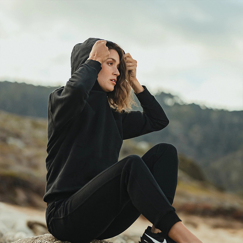 男女同款美利奴羊毛卫衣外套