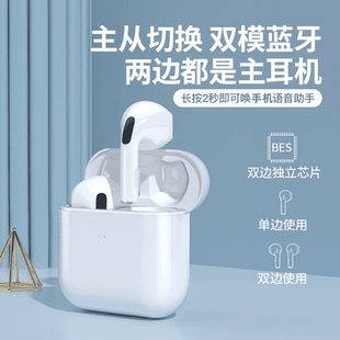 真无线蓝牙耳机半入耳男女士25年新款 华强北适用苹果vivo小米OPPO