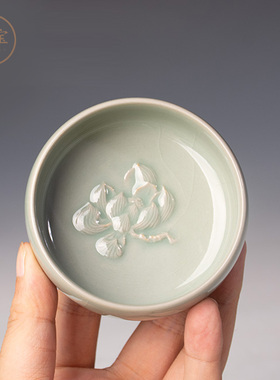 弘宝王振芳大师级主人杯个人专用家用功夫喝茶对杯送礼高端汝窑杯