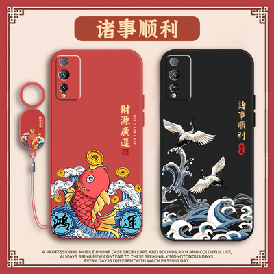 适用荣耀Play4TPro手机壳华为AQM一AL10新款HonorPlay4T保护Pro套AQMAL全包tpor防摔piay钢化膜playt女男外壳