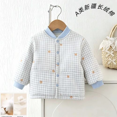【100%棉花衣】儿童冬季保暖校服神器萌娃穿搭棉衣内搭上衣过冬