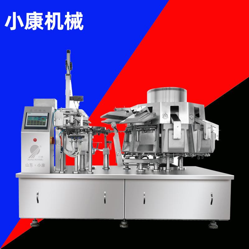 转盘自动上料无ATL封口机器动给袋骨鸡爪真空包装机 香肠打包自