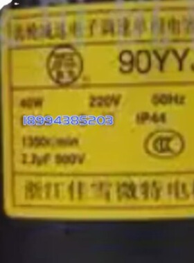 浙江佳雪微特电机 JIAXUE马达90YYJ90-3 90YYJ60-3 90YYJ40-4/3